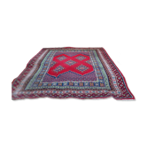 Grand tapis berbère marocain 10m² soit 3,65m x 2,80m — Légère usure