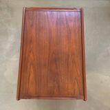 Scandinavian design teak bar cart, trolley, side table, 1960s