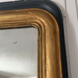 Mirror fireplace trumeau Louis philippe gilded, 105x77 cm