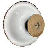 Large empty pocket bowl by Maison Lancel in Mid Century Modern ceramic.