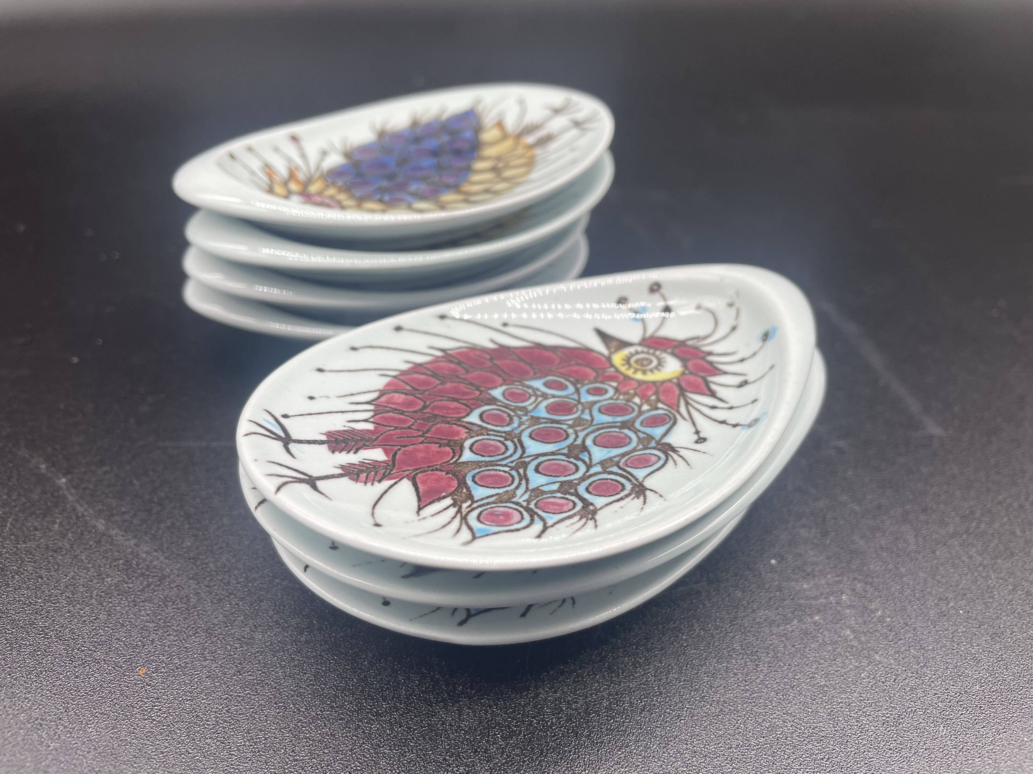 Small Danish dishes, Royal Copenhagen, porcelain – Bing & Grøndahl – 1960