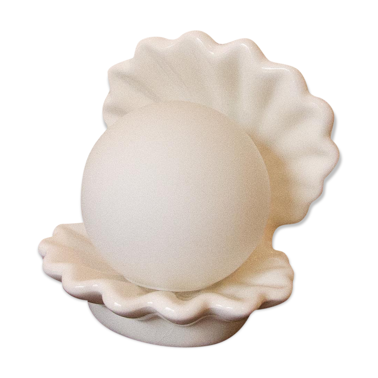 Vintage shell lamp 80s
