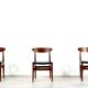 Set Of 6 Vintage Midcentury Danish Teak Chairs. Delivery. Modern /