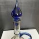 Vintage carafe in blown and bubbled glass paste.