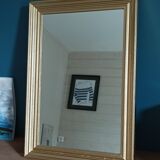 Mirror with solid wood frame 35x50cm