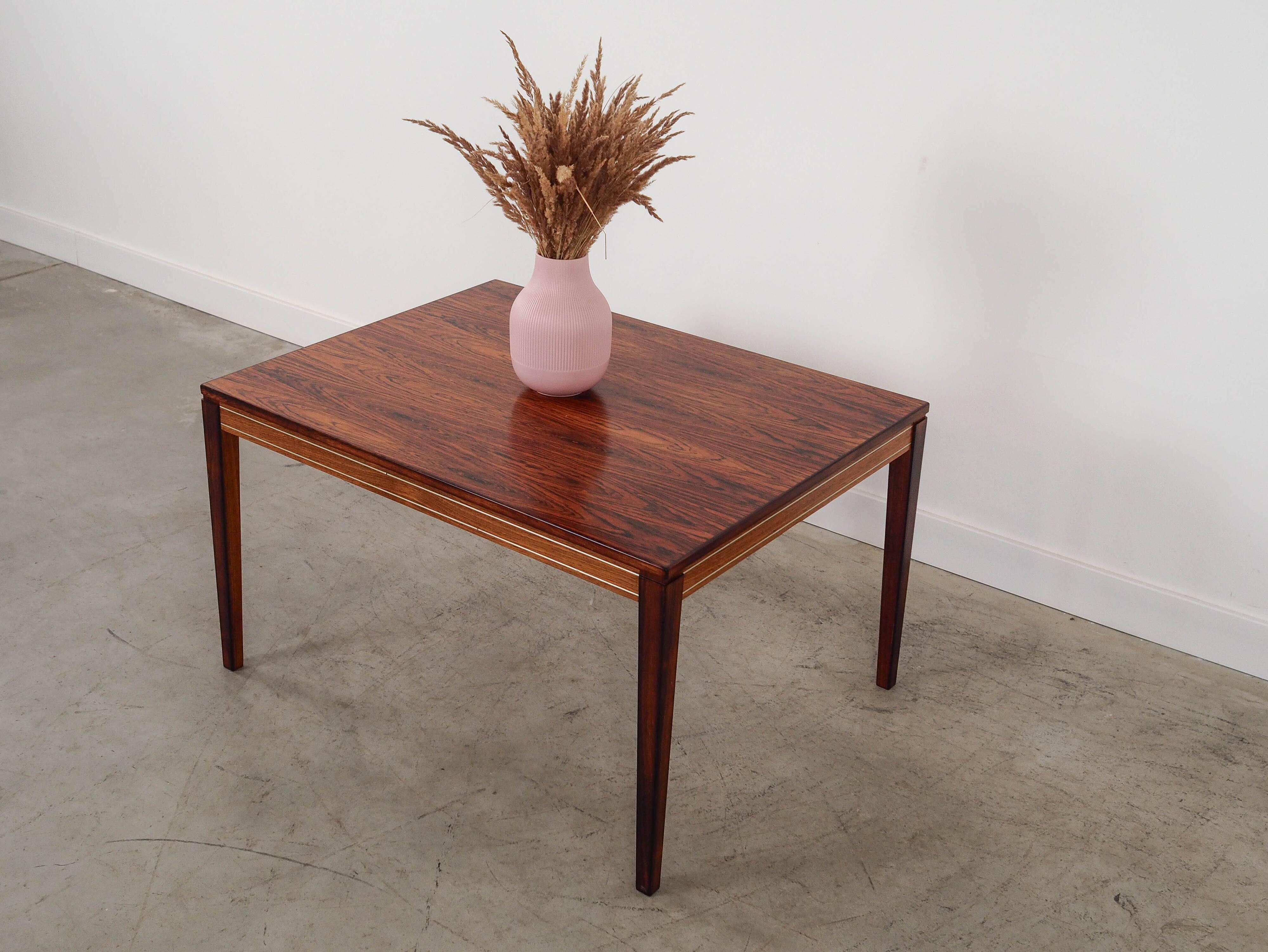Rosewood coffee table, Danish design, 1970s, made in Denmark