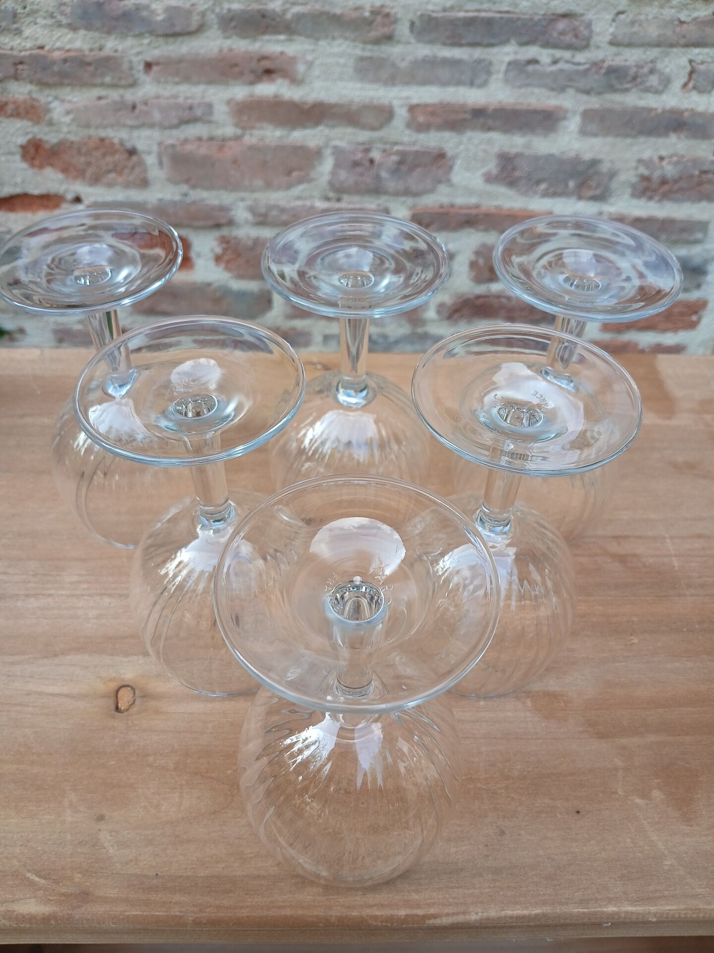 6 verres à vin ballons