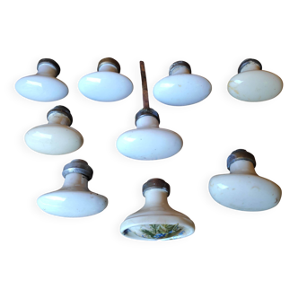 Porcelain handles - Set of 5 (free shipping)