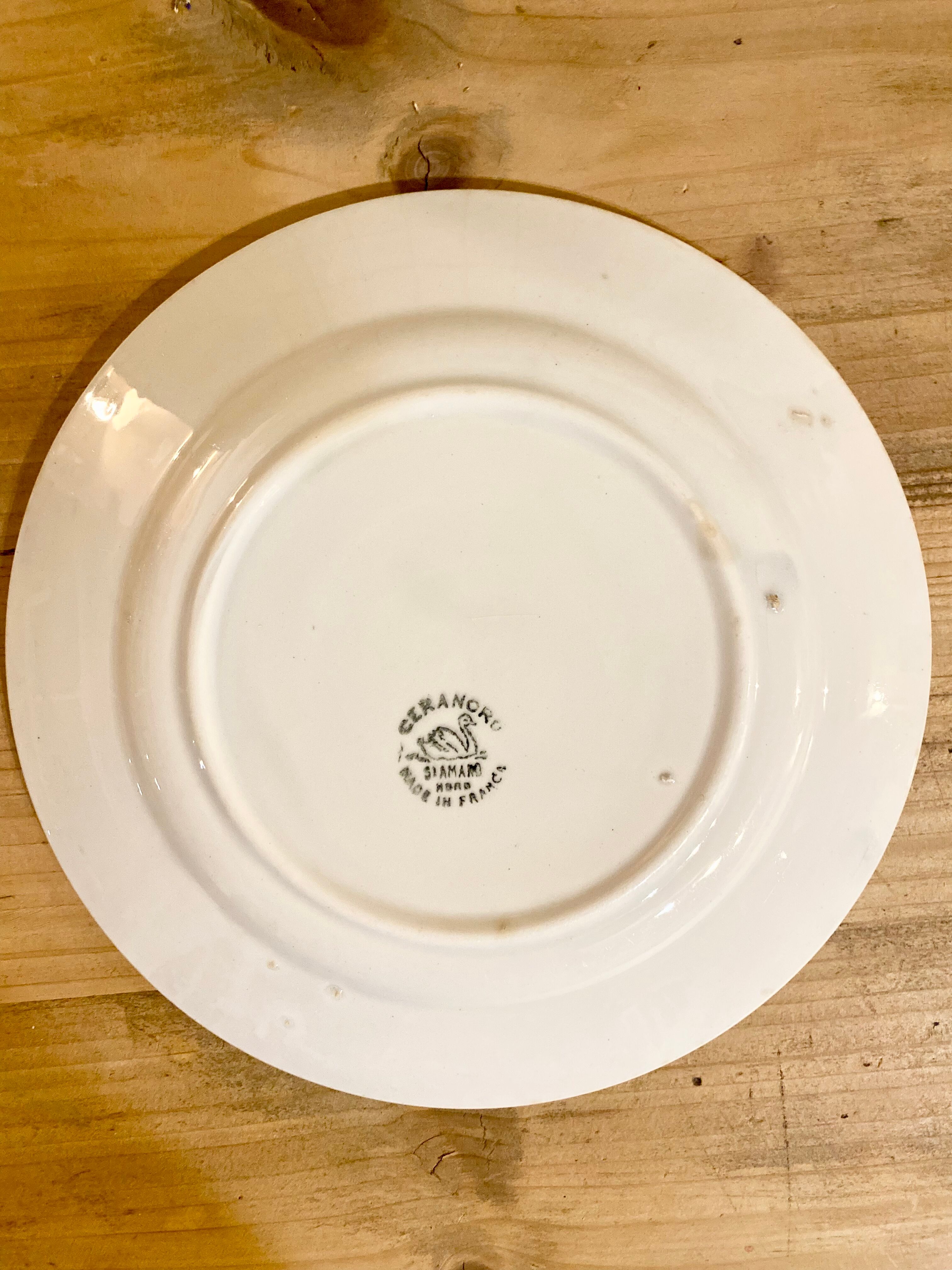 Saint Amand dessert plates