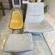 Mantis leather lounge chair ottoman footrest Gerard Van Den Berg 1970
