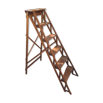Wooden stepladder