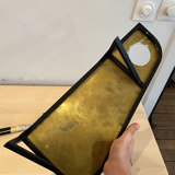 Wall shelf Jean in Serax gilded metal