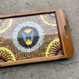 Morpho butterfly wing decor tray
