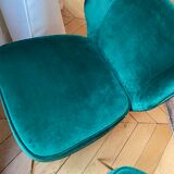 2 fauteuils Wayne velours vert