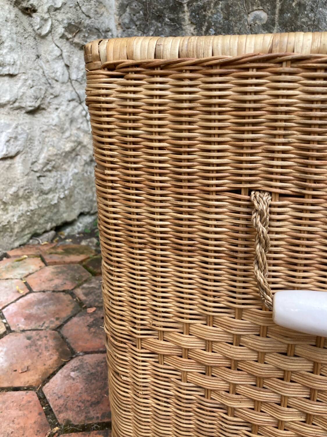 Vintage wicker chest