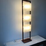 Arlus teak and perspex floor lamp