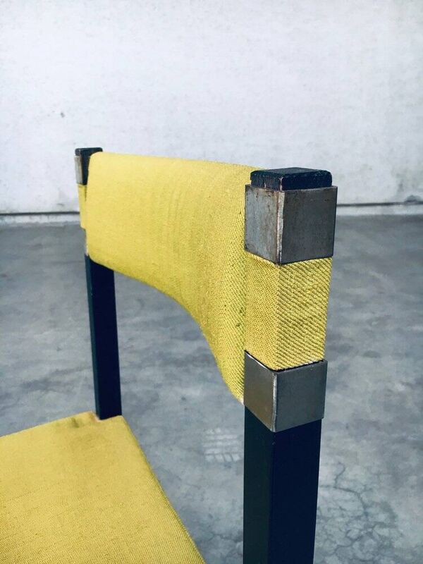 Mid-Century Modern Dining Chair Set by J. Batenburg for Mi, Belgium 1969, Set of 6