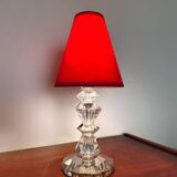 Art Deco crystal lamp in the style of Adnet