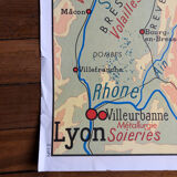 Old school map - Massif central / Jura