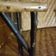 Braided rattan chaise longue 1920-30