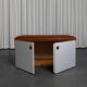 Vintage bench storage unit