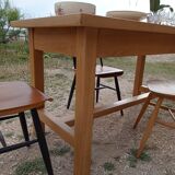 Oak farmhouse table