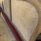 Red sofa bordeaux upholstered velvet