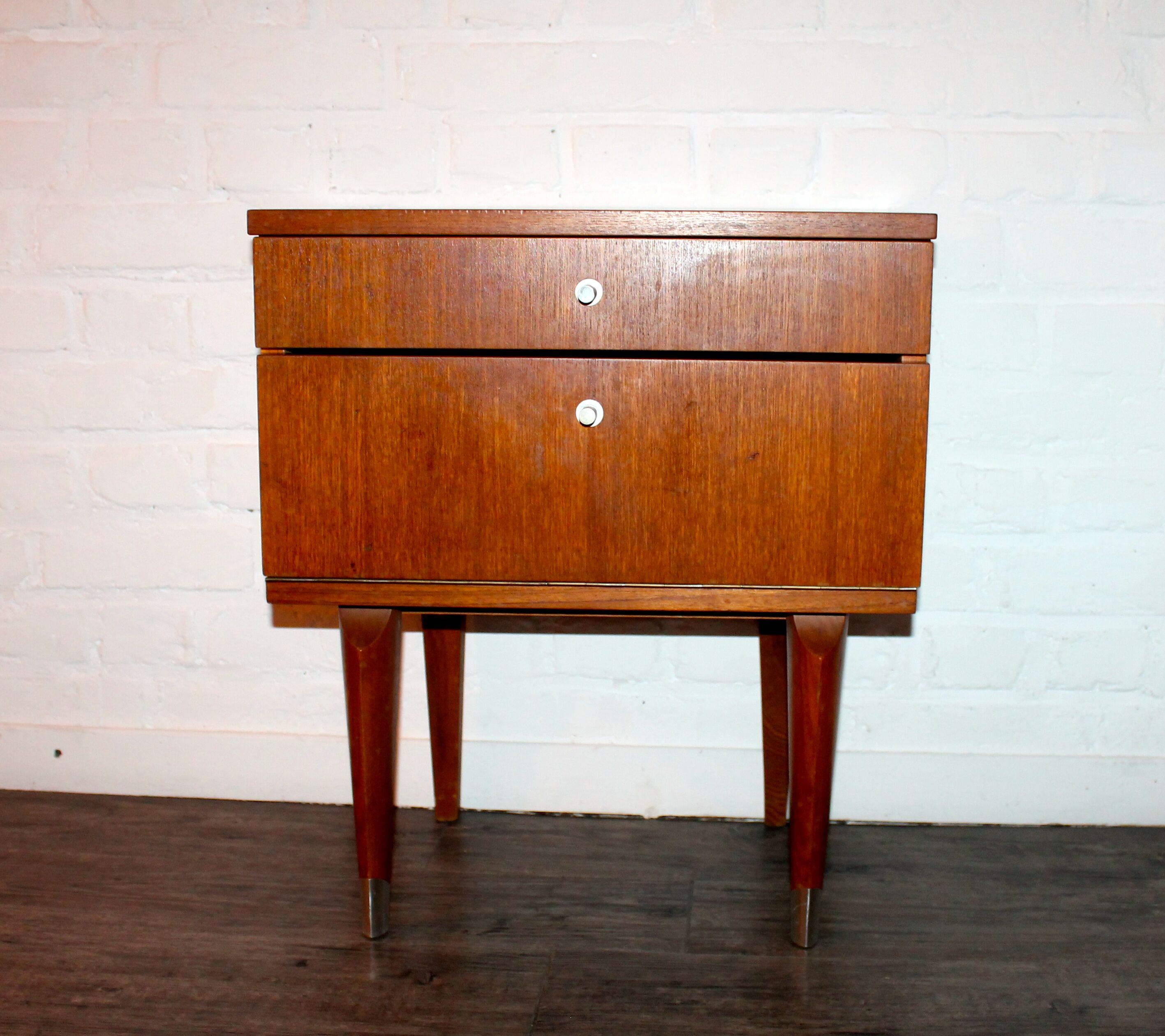 Old Vintage 60's bedside