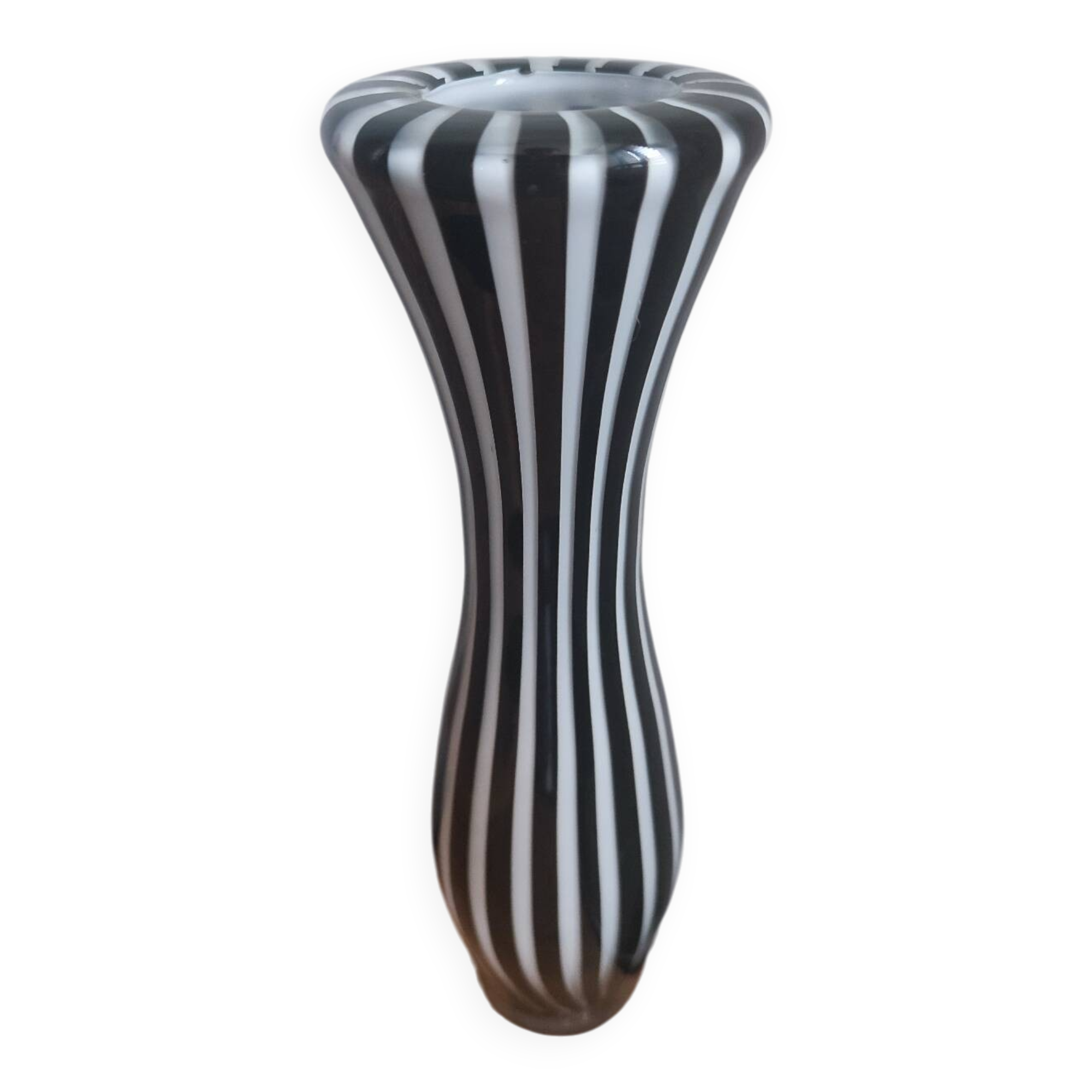 Leonardo Zebra blown glass vase