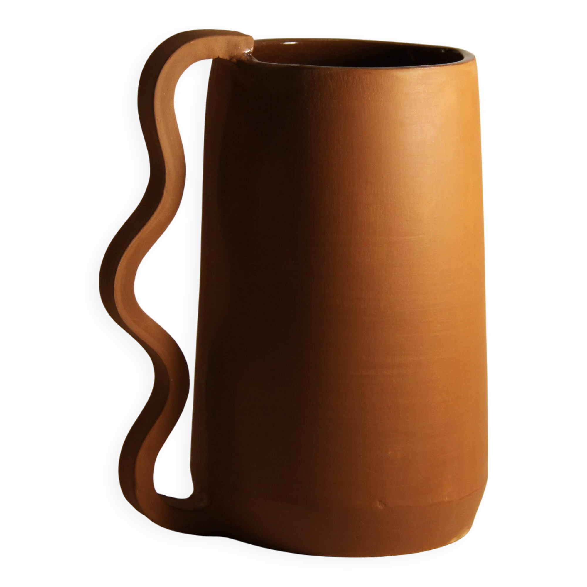 Terracotta vase