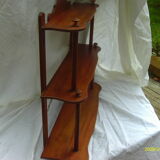 Shelf in blond mahogany around 1900