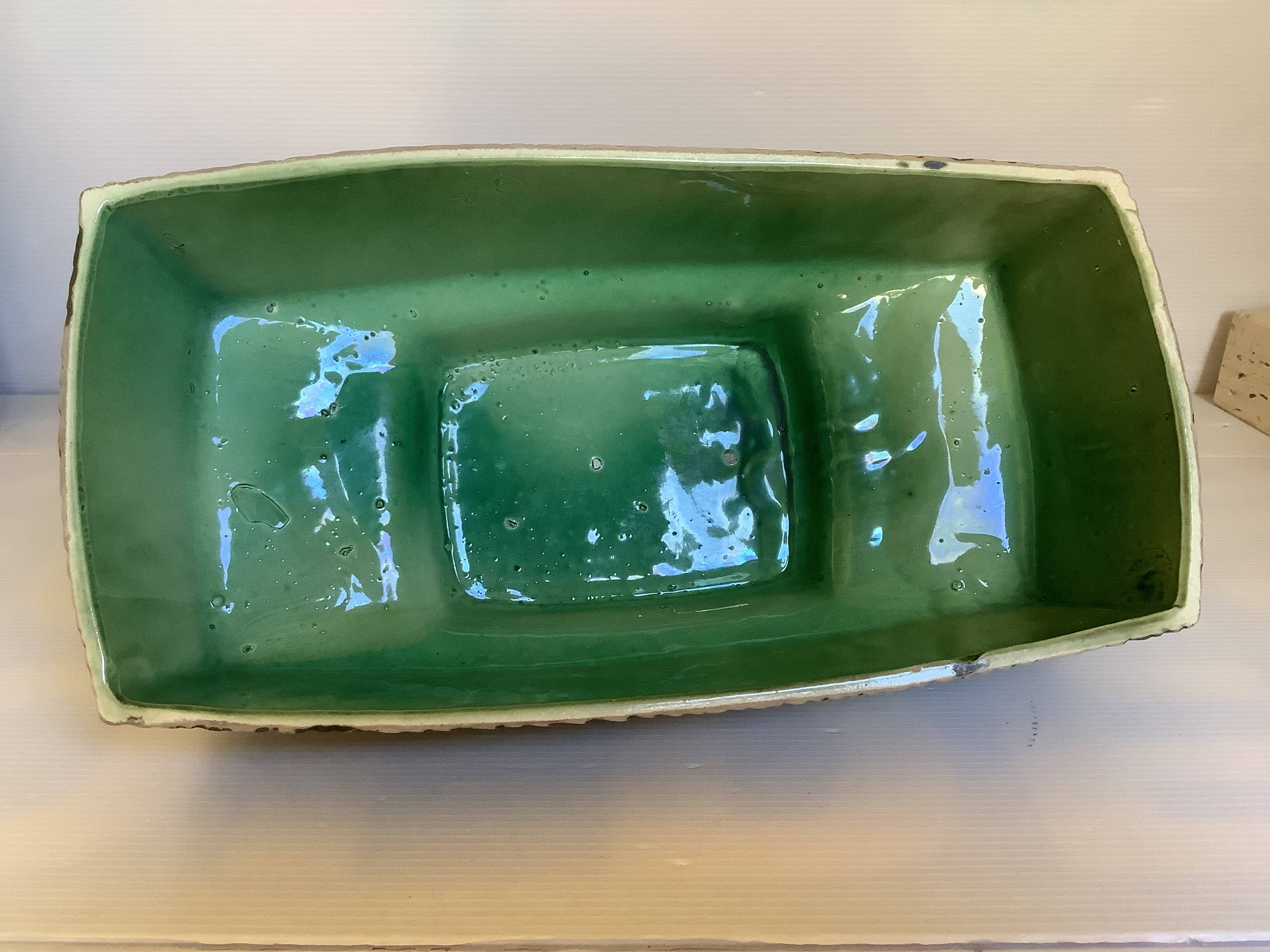 Large planter pot Adli Reuver signed