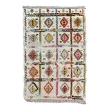 Small Vintage Turkish Kilim Rug 105x70 cm Wool Kelim