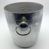 Aluminium champagne ice bucket marks Saint Eloi on the reverse