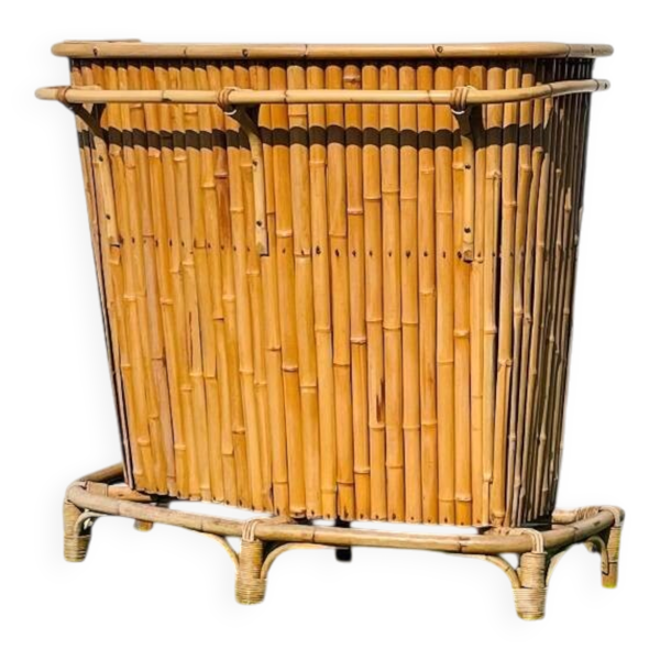 Bar Tiki bambou ~ Vintage 50s ~ Comptoir — Beyit