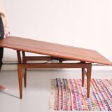 Danish vintage table Kai Kristiansen "Elevator" - convertible high table