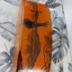 GLASS PASTRY CHIMNEY TRIM SIGNED LEGRAS
