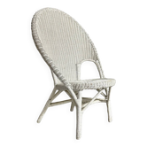 Fauteuil riviera en rotin osier vintage 1960/70 adulte