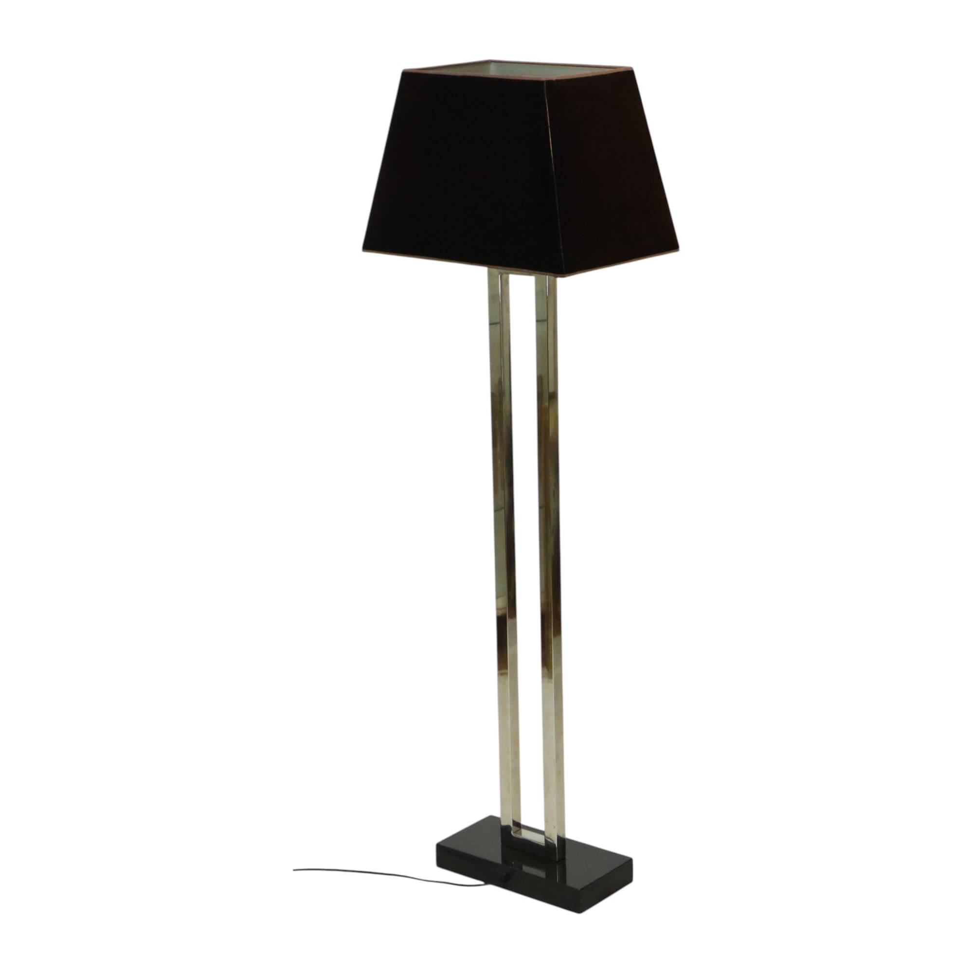 Eichholtz Arlington Design Floor Lamp Stainless Steel Granite Base 152cm