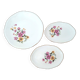 3 Gien Vintage 70 earthenware dishes, floral pattern