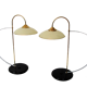 Pair of minimalist lamps, 1970s