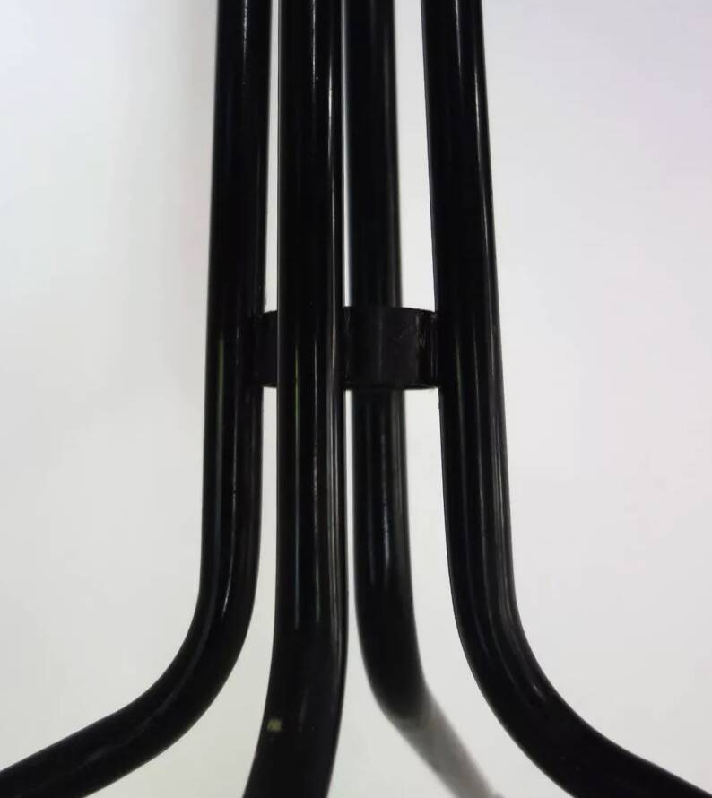 Italian metal coat rack & bakelite hook, 1970s design