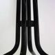 Italian metal coat rack & bakelite hook, 1970s design