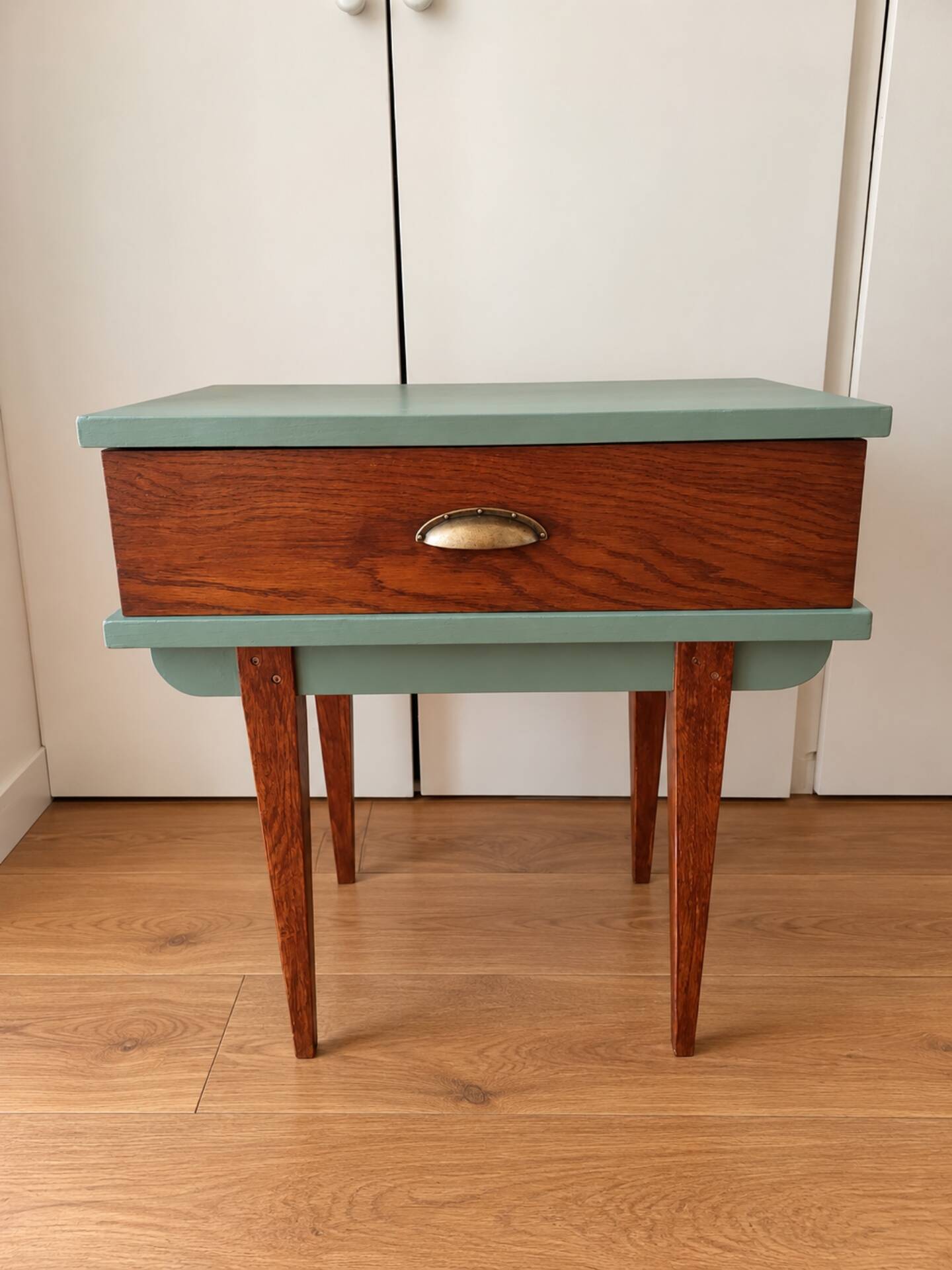 Bedside table, nightstand, refurbished side table.