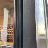 Napoleon 3 walnut window glass cabinet