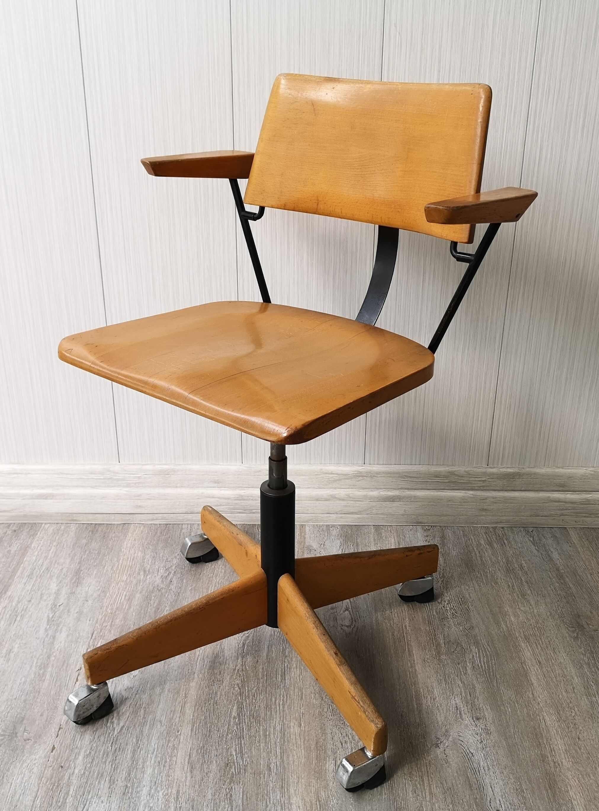 Desk Chair by Albert Stoll for Stoll Giroflex, 1950s