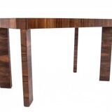 Art Deco walnut coffee table, Poland, 1960s