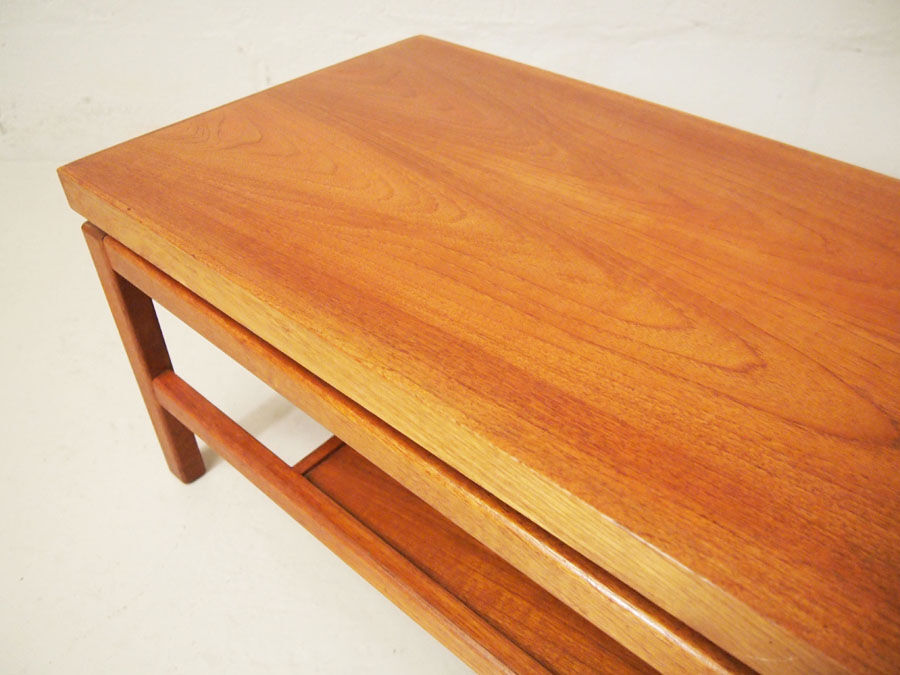 Scandinavian light teak coffee table
