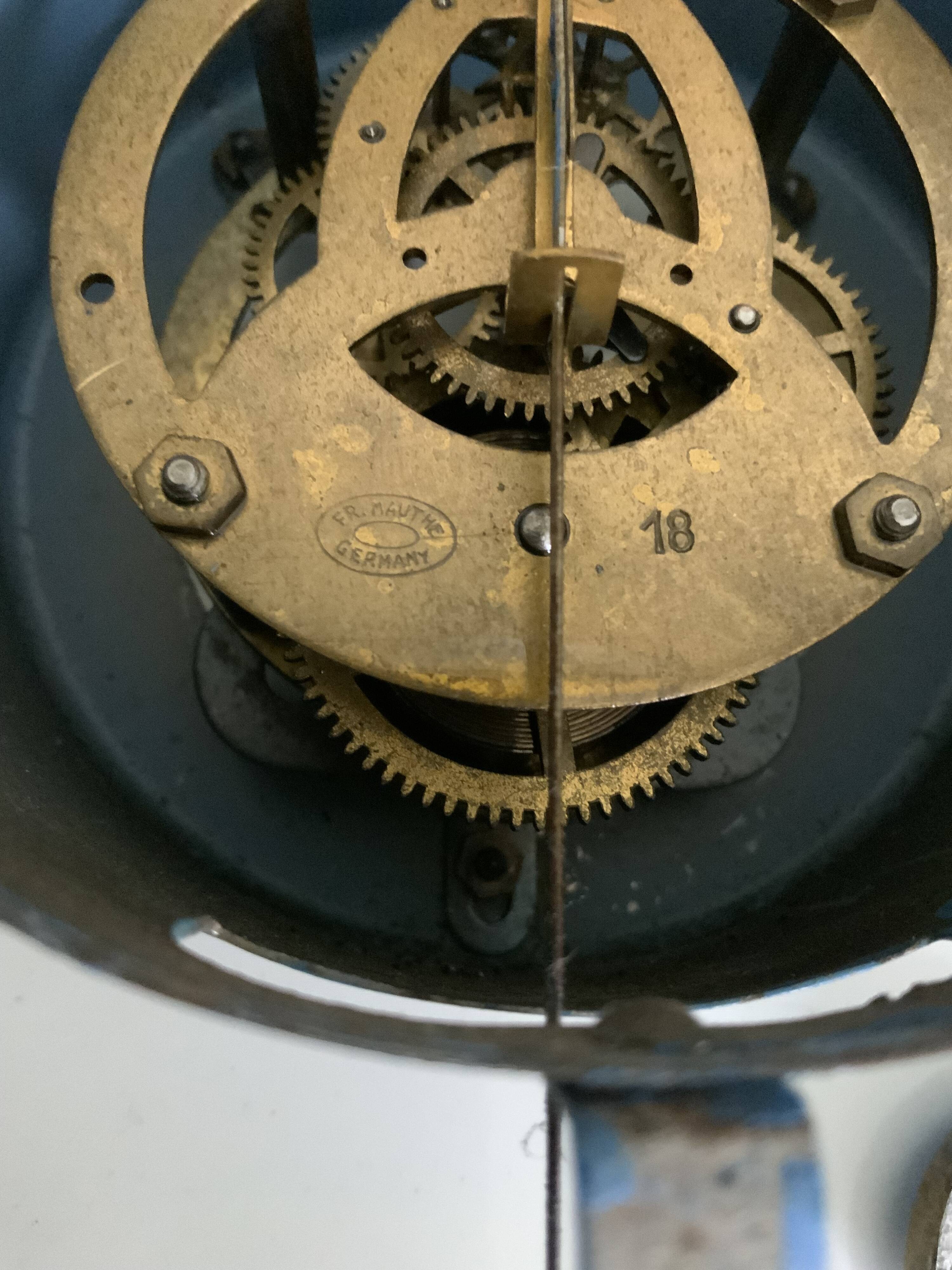 Horloge Vintage Siemens MU 5000 - 22 Cm, Blanc, à Quartz, Années 60, Bon état