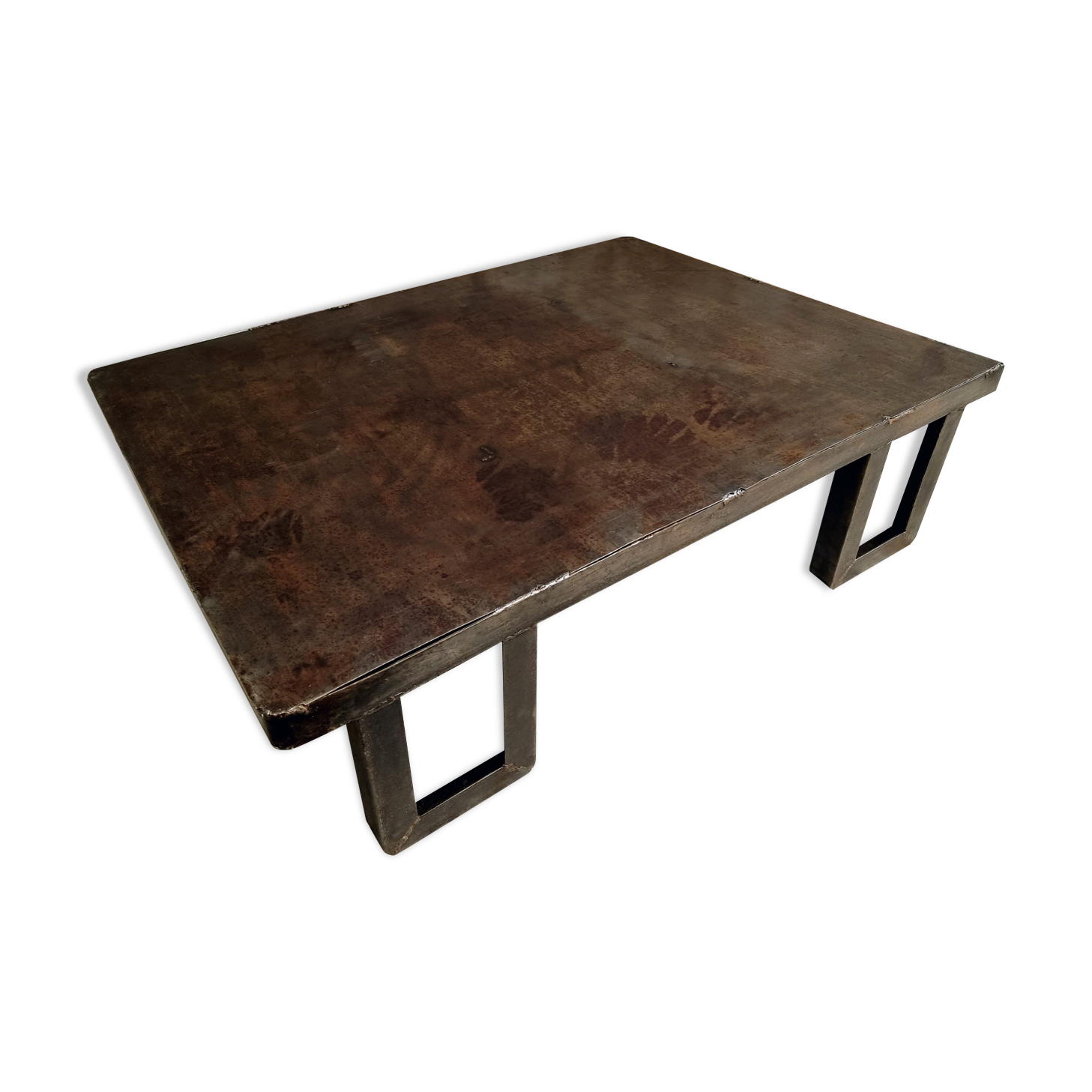 Industrial coffee table pallet table blank steel